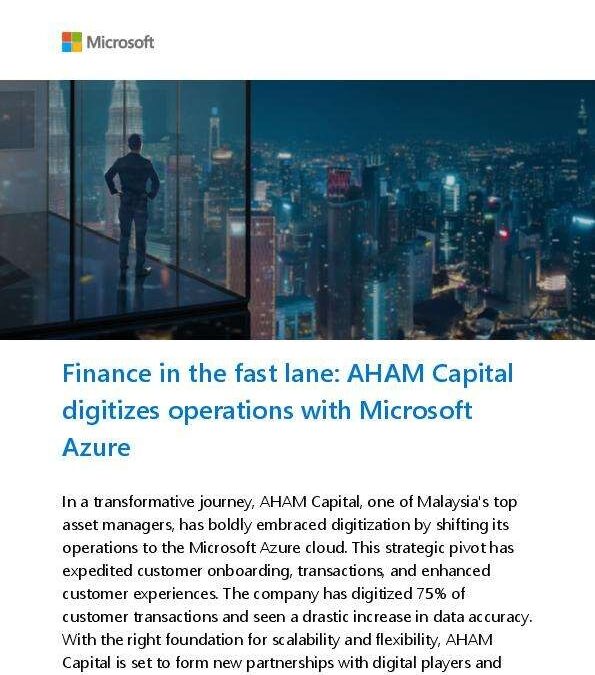 Finance in the fast lane